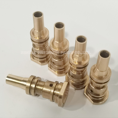 Van de Vormdelen van de messingsprecisie de Delencnc Cnc Machinaal bewerkte Componenten van de Draaibankvorm